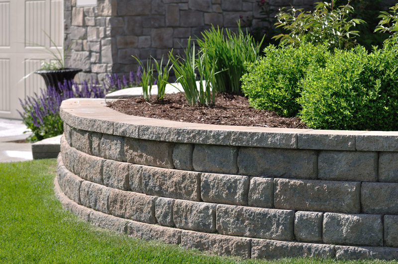 landscape retaining wall