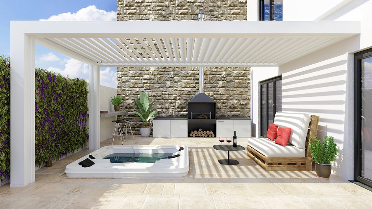 modern outdoor entertaining spaces