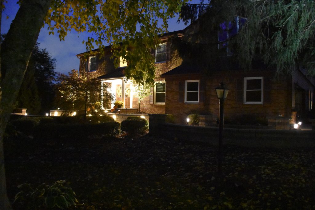 Landscape Lighting of a Property in Ann Arbor
