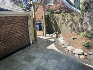 Updated patio and walkway. 